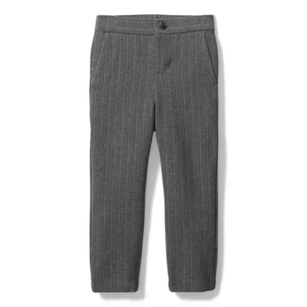 Janie & Jack pinstripe pants trouser formal hurricane dress toddler bou charcoal